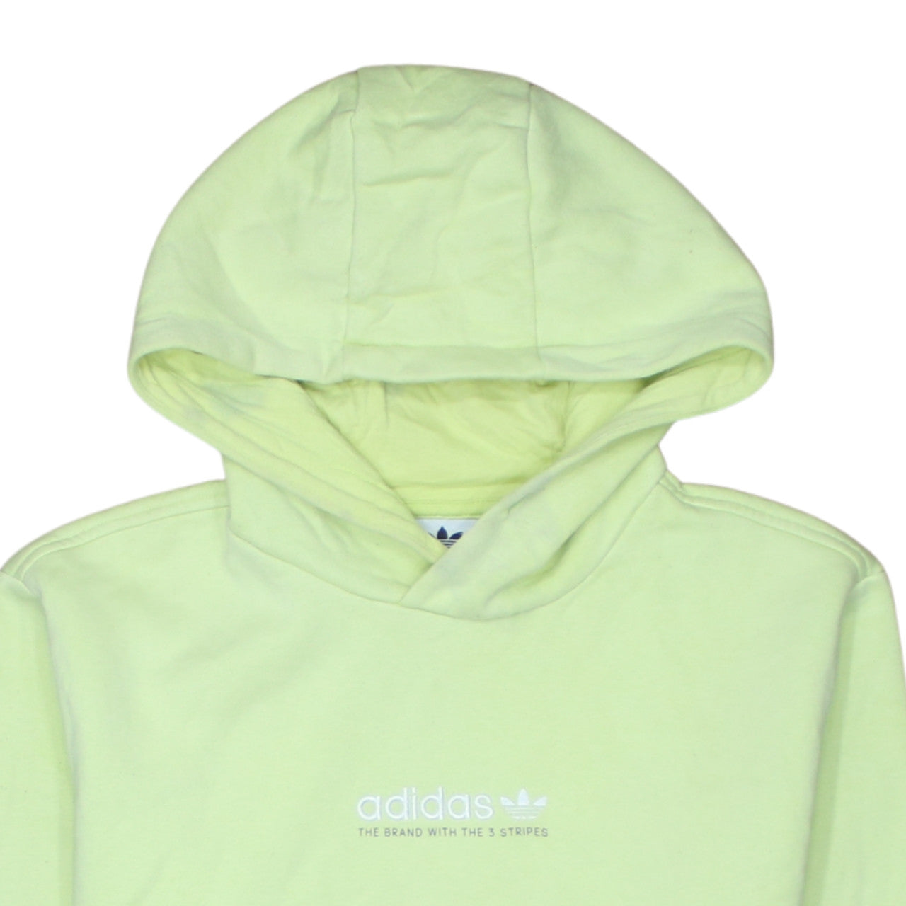 Mens UK Size S adidas Yellow Pullover Hoodie