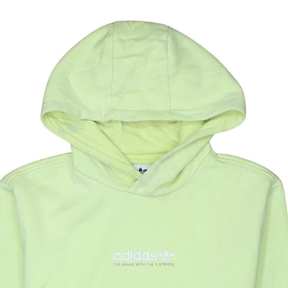 Mens UK Size S adidas Yellow Pullover Hoodie