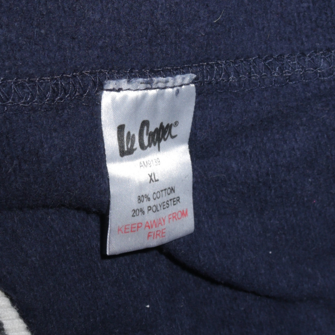 Mens UK Size XL Lee Cooper Blue Pullover Hoodie