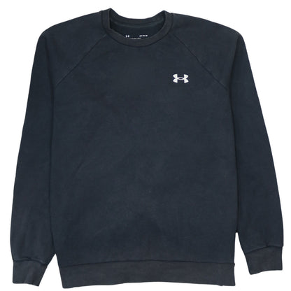 Mens UK Size M Under armour Black Pullover Sweatshirt