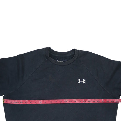 Mens UK Size M Under armour Black Pullover Sweatshirt