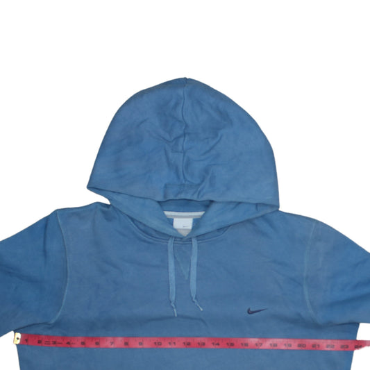 Mens UK Size M Nike Blue Pullover Hoodie