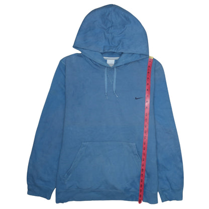 Mens UK Size M Nike Blue Pullover Hoodie