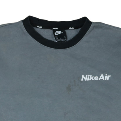 Mens UK Size 2XL Nike Grey Pullover Sweatshirt
