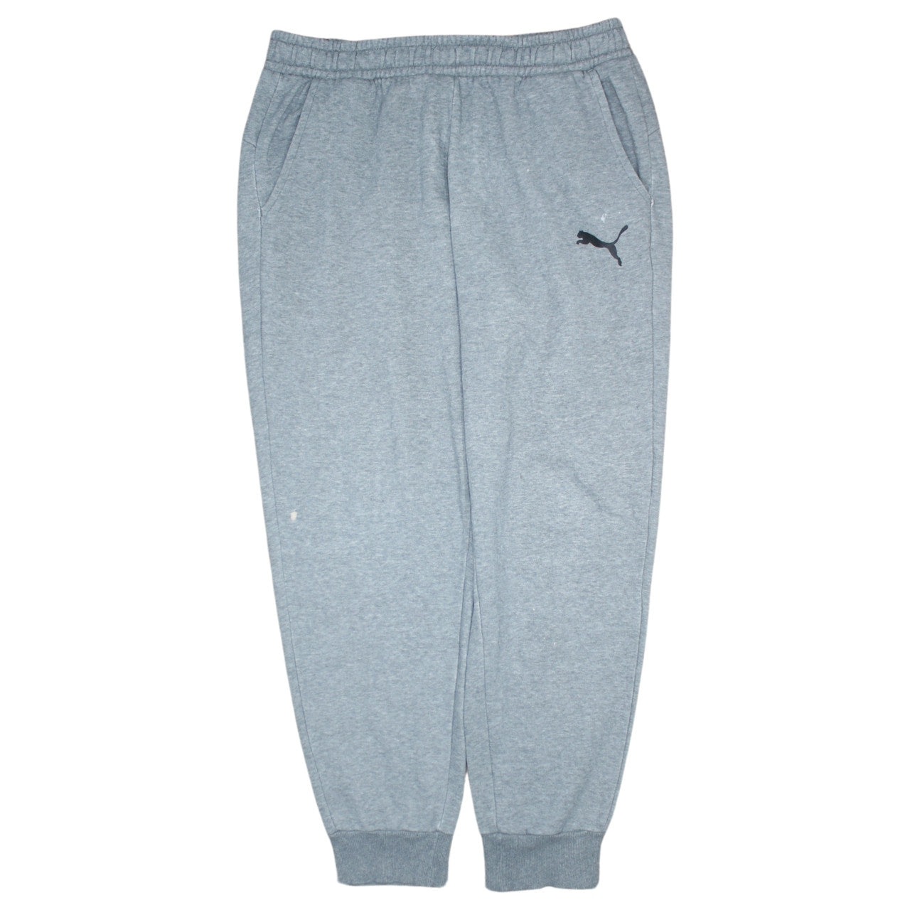 Mens UK Size L PUMA Regular Fit Jogger Grey Trousers