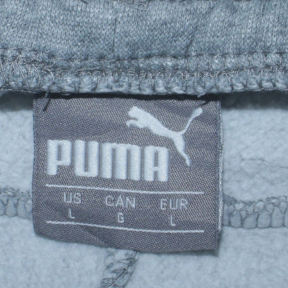 Mens UK Size L PUMA Regular Fit Jogger Grey Trousers