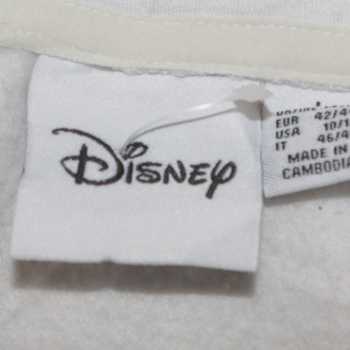Womens UK Size 14 Disney White Pullover Hoodie