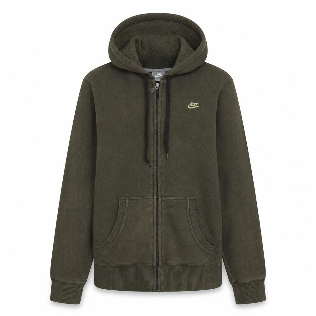 Womens UK Size L Nike Green Full Zip Hoodie