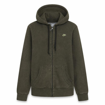 Womens UK Size L Nike Green Full Zip Hoodie
