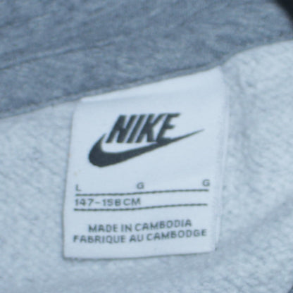 Boys UK Size L Nike Grey Pullover Hoodie