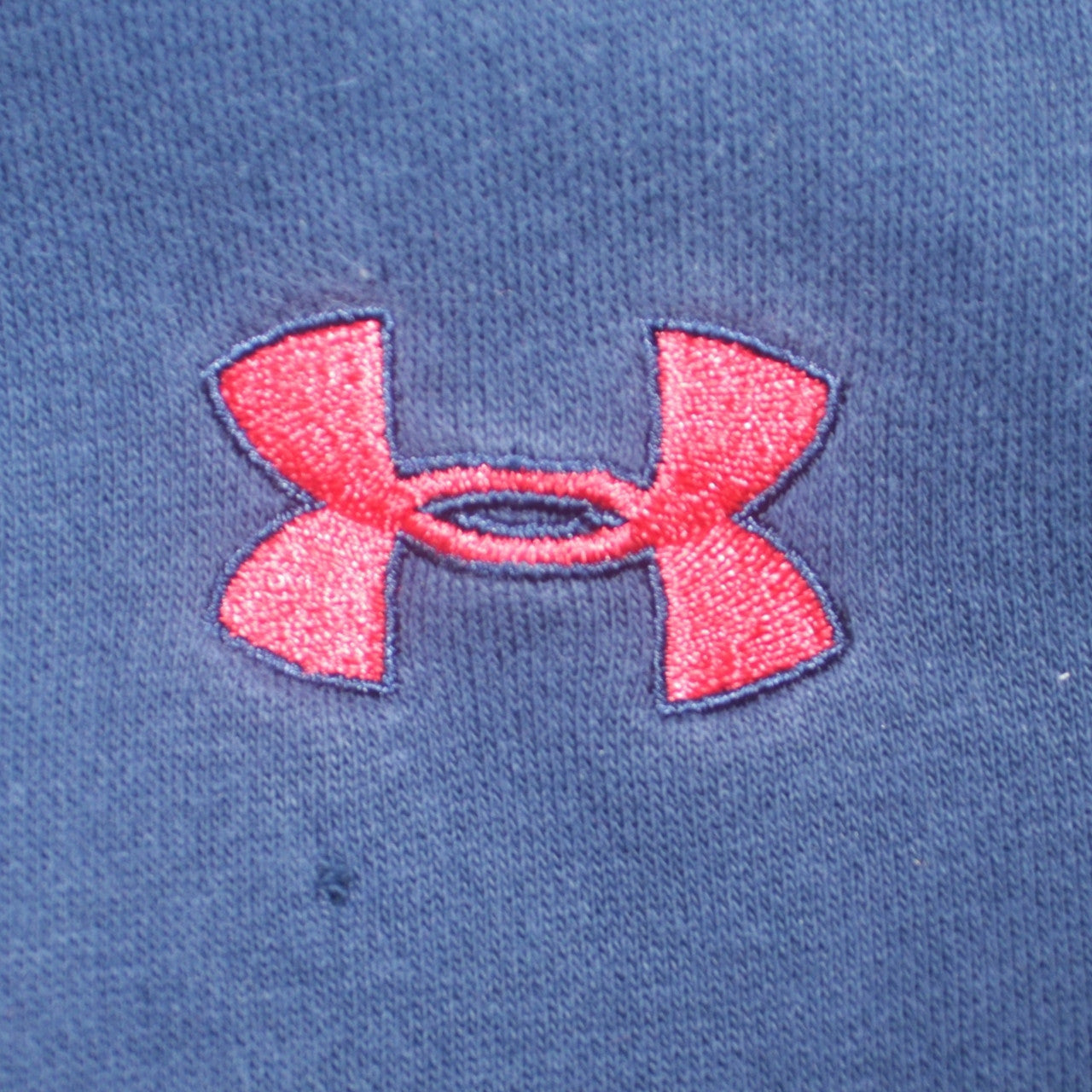 Mens UK Size S Under armour Blue Full Zip Hoodie