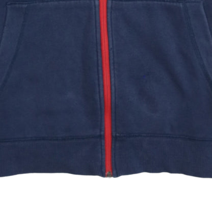 Mens UK Size S Under armour Blue Full Zip Hoodie