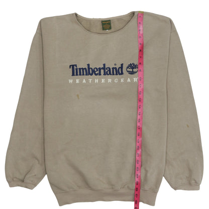Mens UK Size L Timberland Beige Pullover Sweatshirt