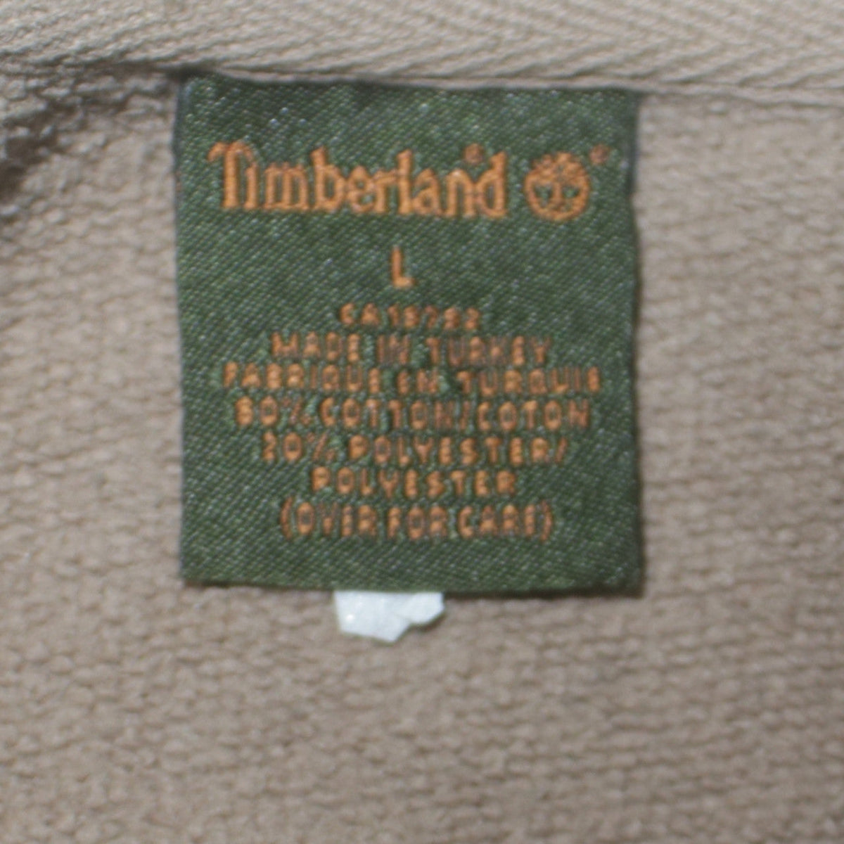 Mens UK Size L Timberland Beige Pullover Sweatshirt