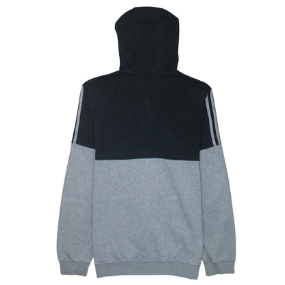 Mens UK Size L adidas Grey Full Zip Hoodie