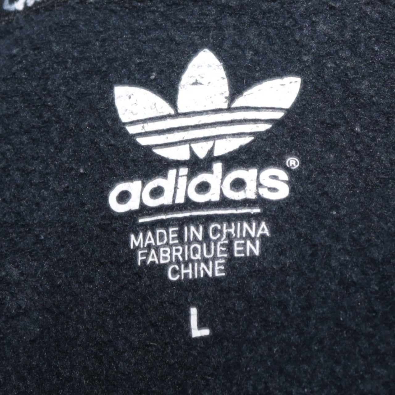 Mens UK Size L adidas Grey Full Zip Hoodie