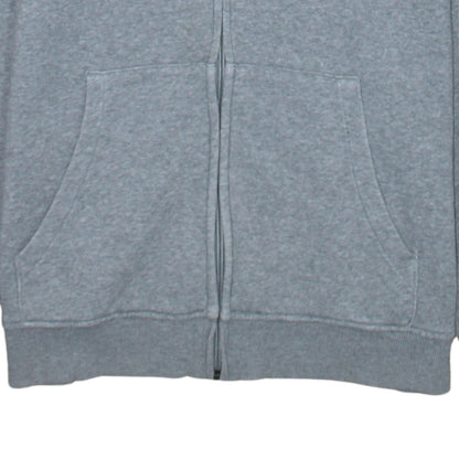Mens UK Size L adidas Grey Full Zip Hoodie