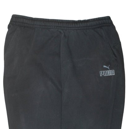 Puma Men's Black 2XL Jogger Sweatpants Fleece Tapered Fit Activewear