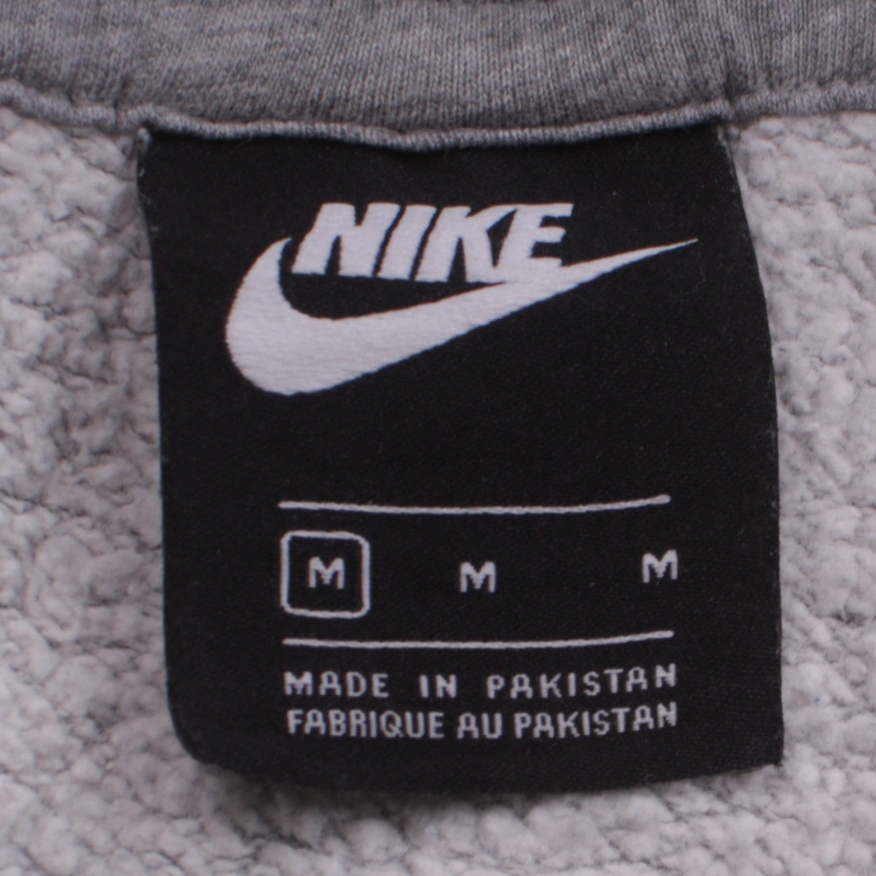 Mens UK Size M Nike Grey Pullover Hoodie