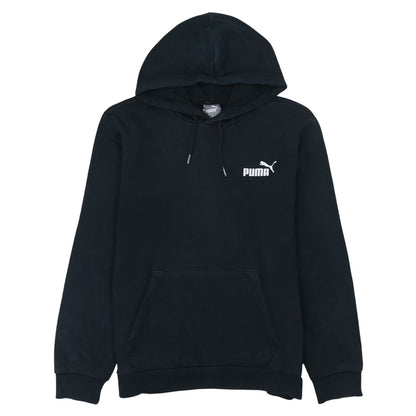 Mens UK Size S PUMA Black Pullover Hoodie