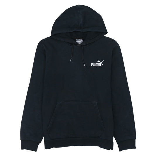 Mens UK Size S PUMA Black Pullover Hoodie