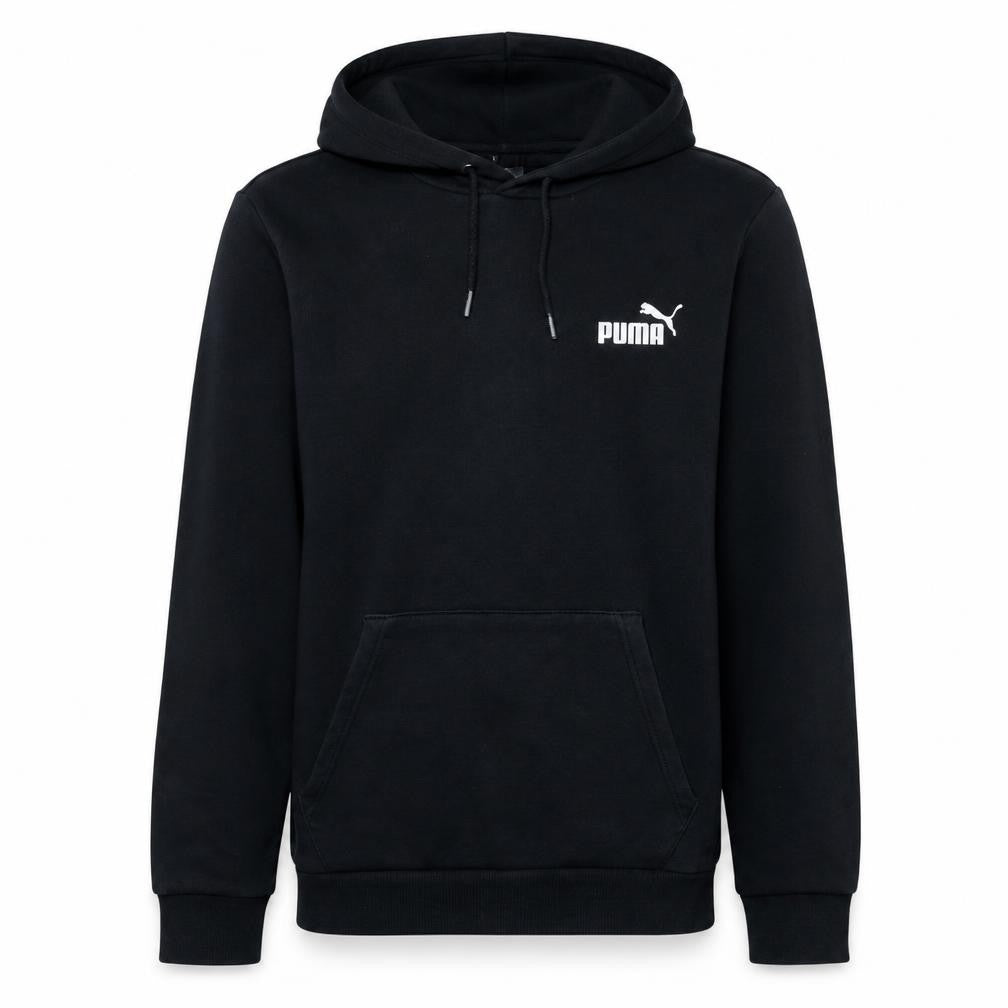 Mens UK Size S PUMA Black Pullover Hoodie