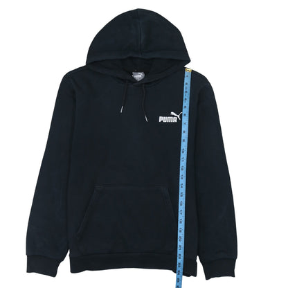 Mens UK Size S PUMA Black Pullover Hoodie