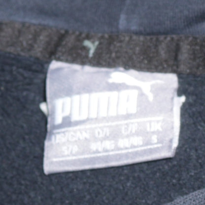 Mens UK Size S PUMA Black Pullover Hoodie