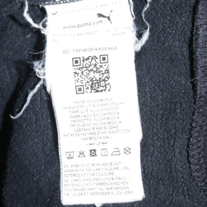 Mens UK Size S PUMA Black Pullover Hoodie