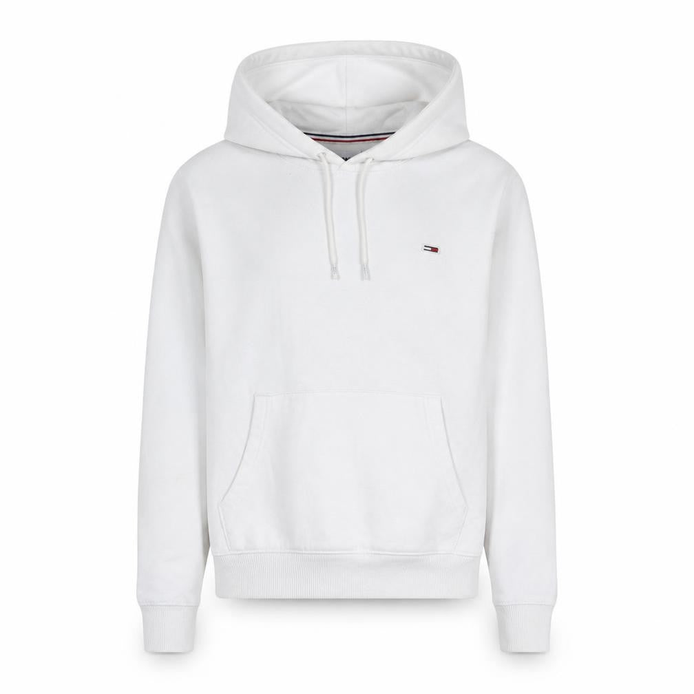 Mens UK Size S Tommy Jeans White Pullover Hoodie