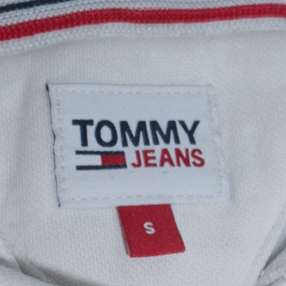 Mens UK Size S Tommy Jeans White Pullover Hoodie