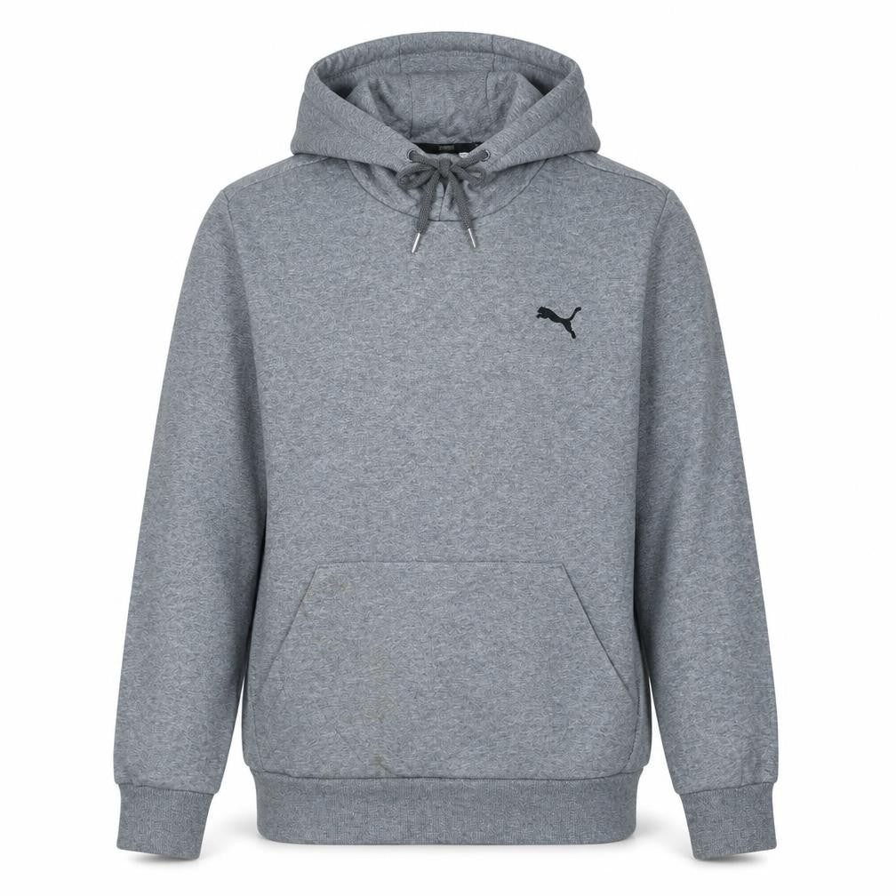 Mens UK Size S PUMA Grey Pullover Hoodie