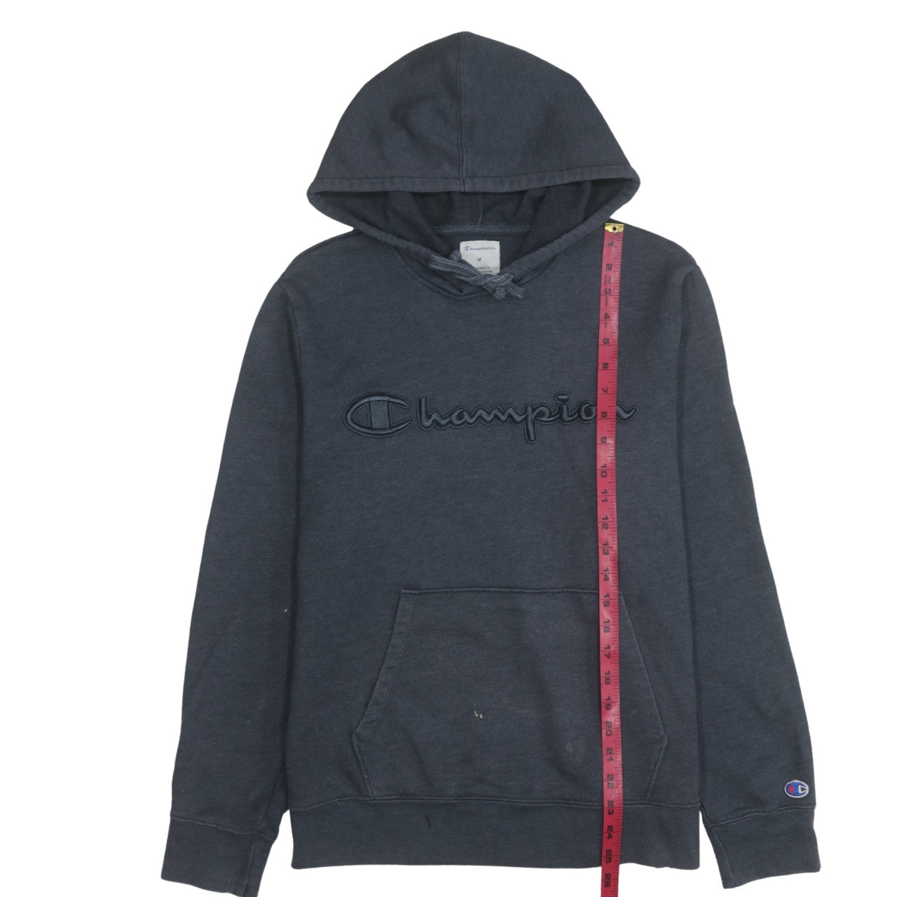 Mens UK Size M Champion Blue Pullover Hoodie