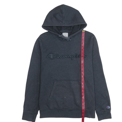 Mens UK Size M Champion Blue Pullover Hoodie