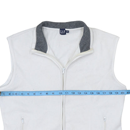 Womens UK Size XL Gap White Bodywarmer