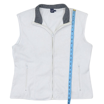 Womens UK Size XL Gap White Bodywarmer
