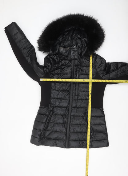 Womens UK Size 12 Karen Millen Black Puffer Jacket