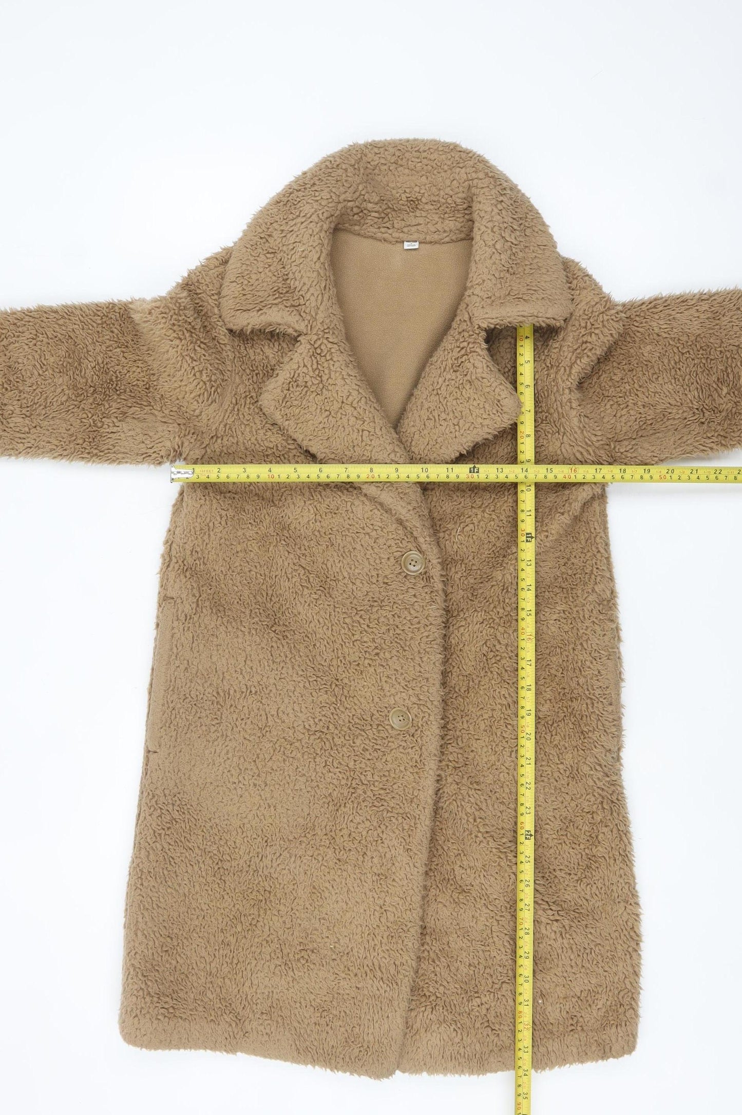 Womens UK Size S Uniqlo Beige Overcoat