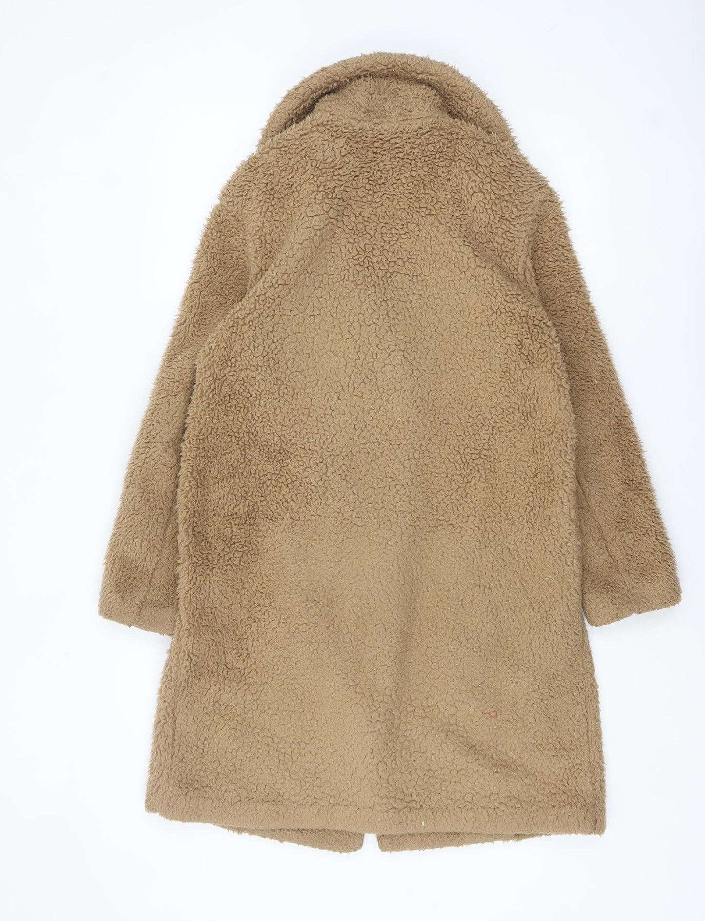 Womens UK Size S Uniqlo Beige Overcoat