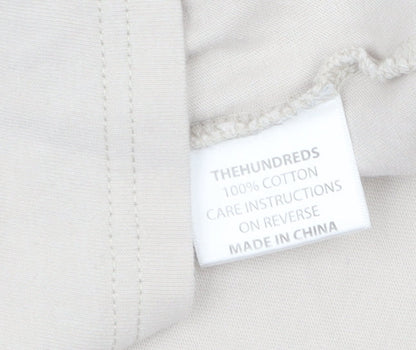 The Hundreds Men's Green Purple Beige Colourblock Cotton Long Sleeve S