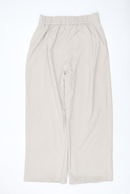 Womens UK Size 16 River Island Relaxed Fit BusinessCasualTravel Beige Trousers