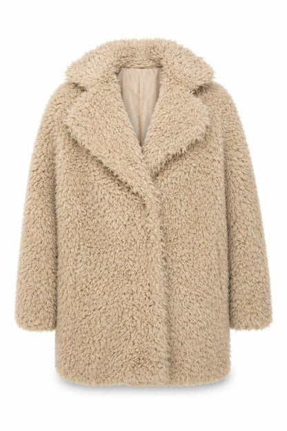 Womens UK Size S Vera & Lucy Beige Overcoat