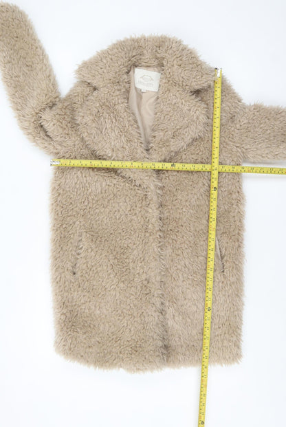 Womens UK Size S Vera & Lucy Beige Overcoat