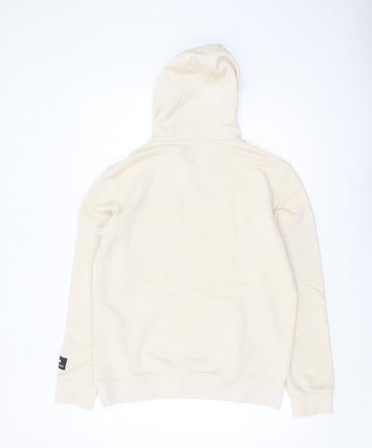 Mens UK Size M Sixth June Beige Pullover Hoodie