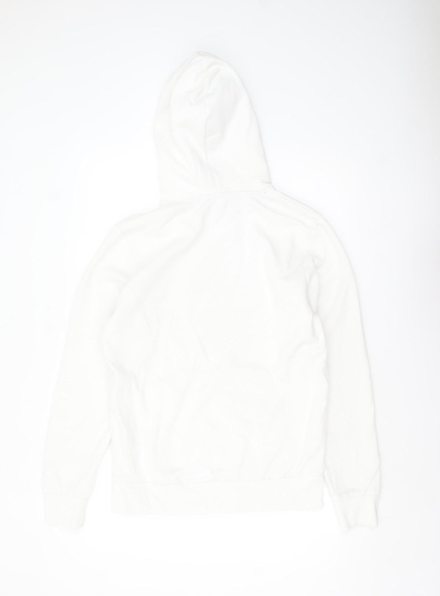 Mens UK Size M JACK & JONES White Pullover Hoodie