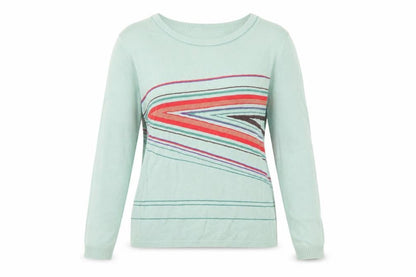 Womens UK Size M Marks and Spencer Green Pullover Jumper