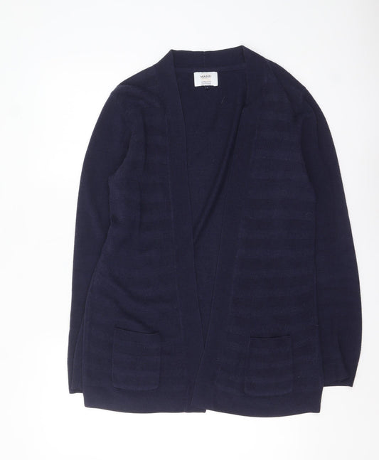 Womens UK Size 14 Maine New England Blue Cardigan Jumper