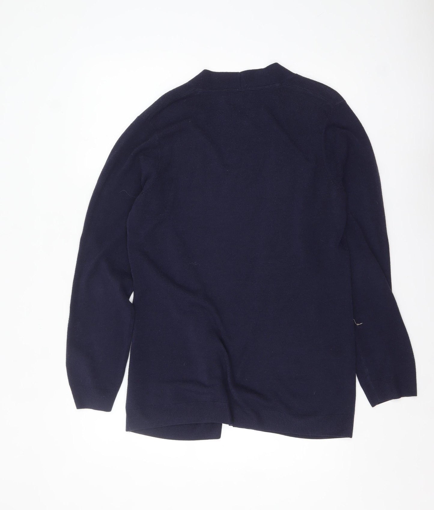 Womens UK Size 14 Maine New England Blue Cardigan Jumper