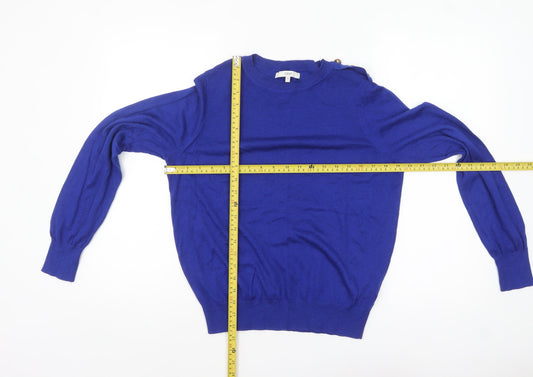 Womens UK Size 12 NEXT Blue Pullover Jumper