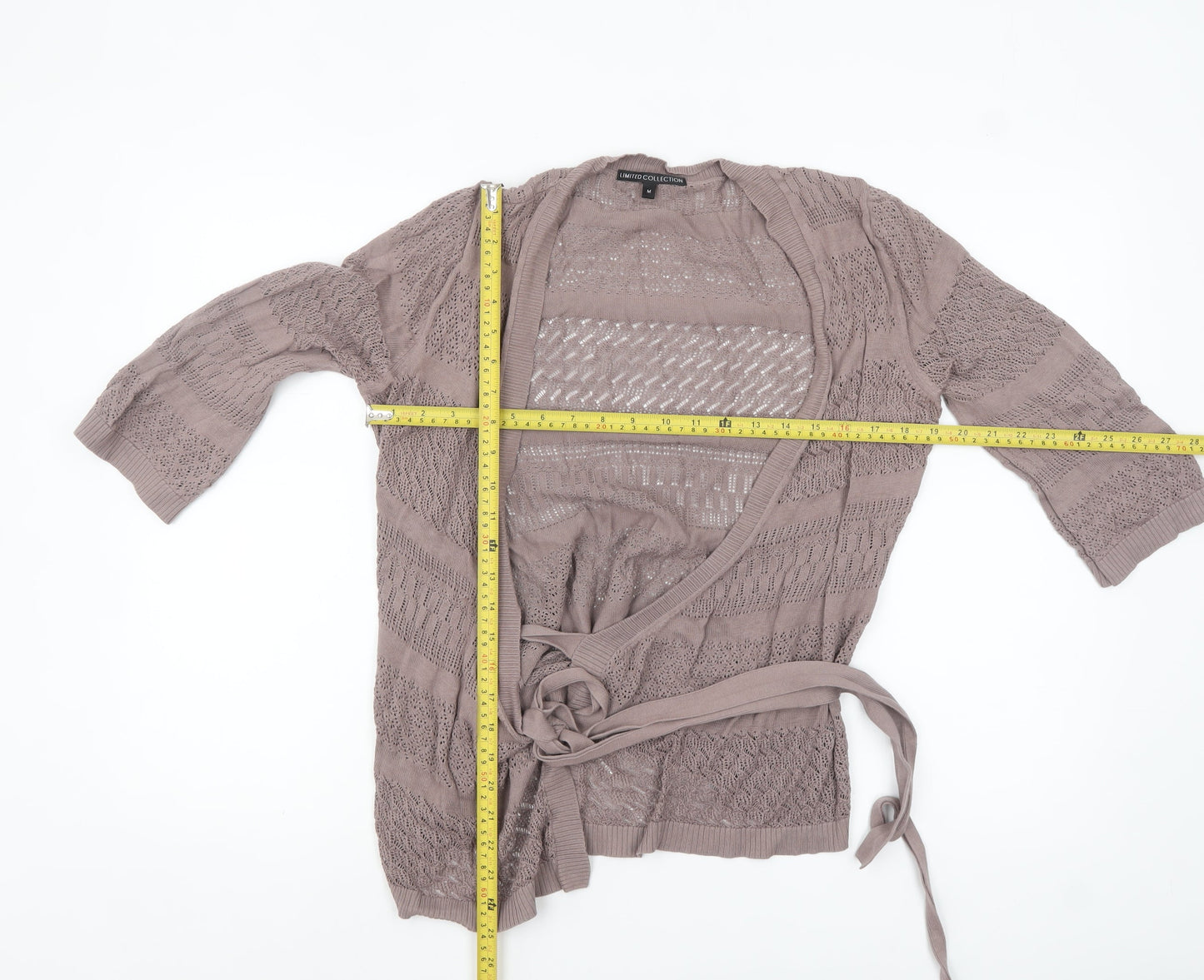 Womens UK Size M Marks and Spencer Beige Cardigan Jumper